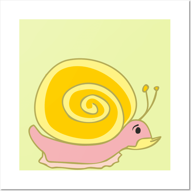 Snail Wall Art by Alekvik